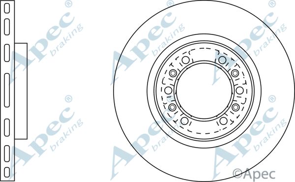 APEC BRAKING Jarrulevy DSK2931